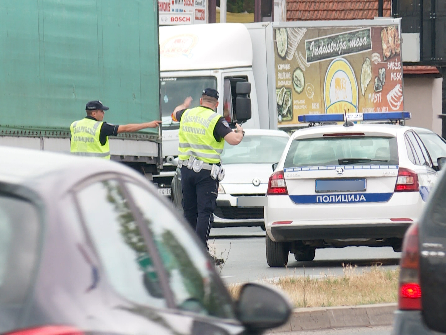 Protest prodavaca sa Kvantaške pijace