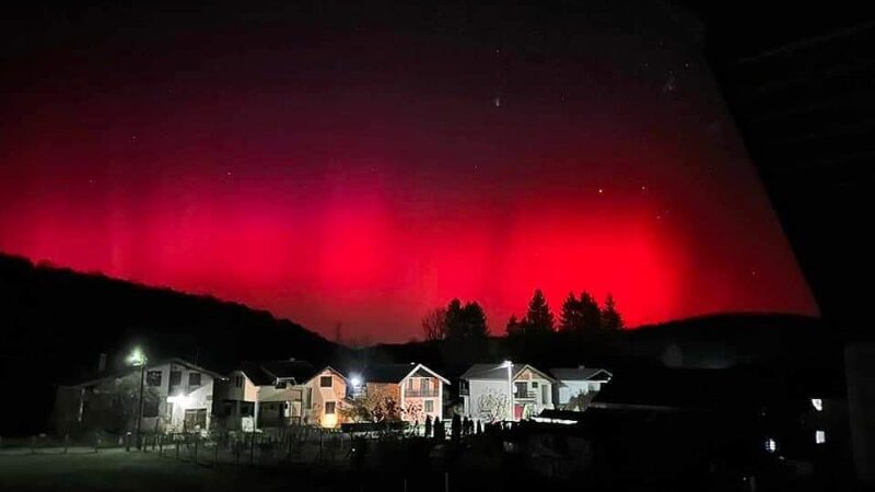 Neverovatno! Aurora borealis videla se u Hrvatskoj, BiH…