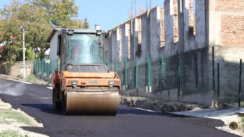 Posle kanalizacije, asfaltiranje ulica u selu Hum