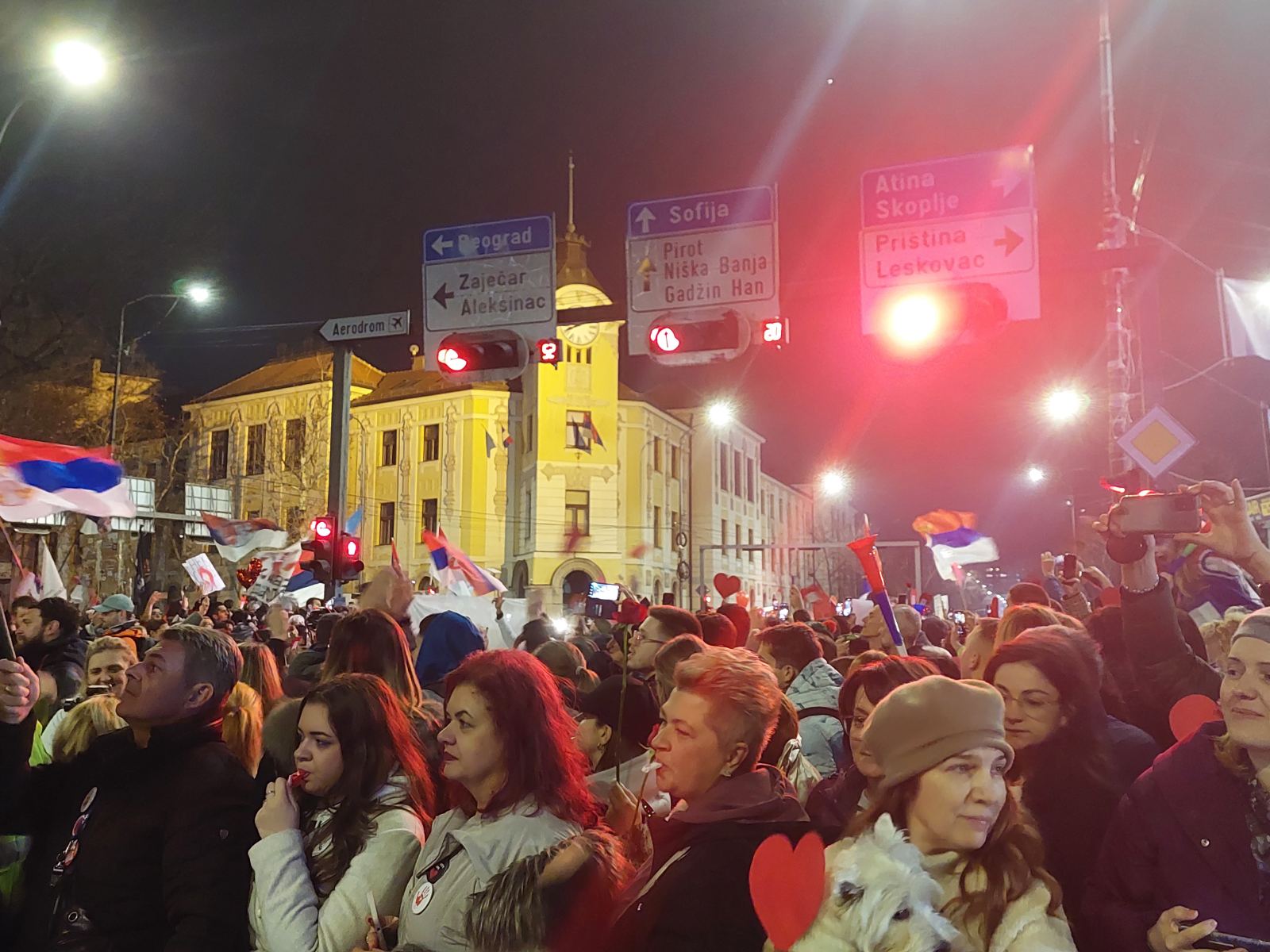 Doček studenata u centru Niša