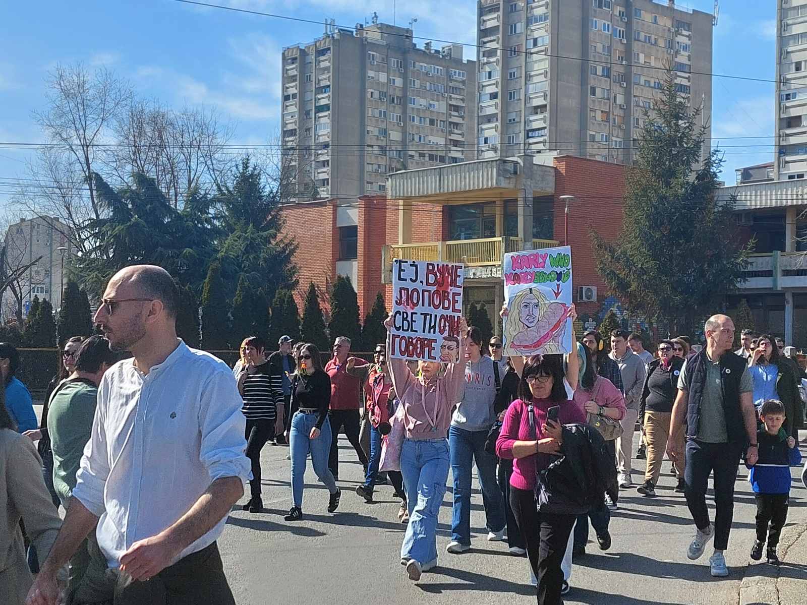 Protest „Ruža pravde“ u Nišu