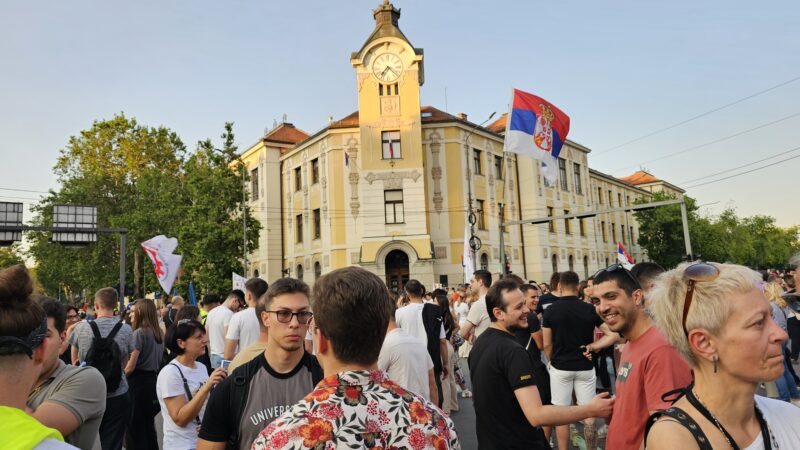 Okupljanje studenata u Nišu