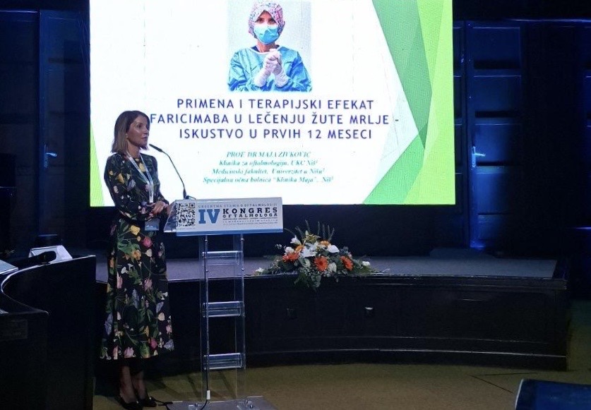 Prof.dr Maja Živković nastavlja sa radom na polju nauke i edukacije mladih oftalmologa