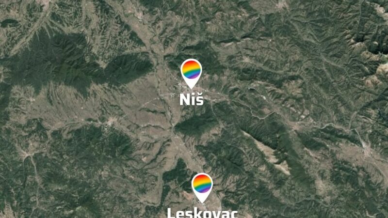 Prajd karavan sutra u Nišu i Leskovcu