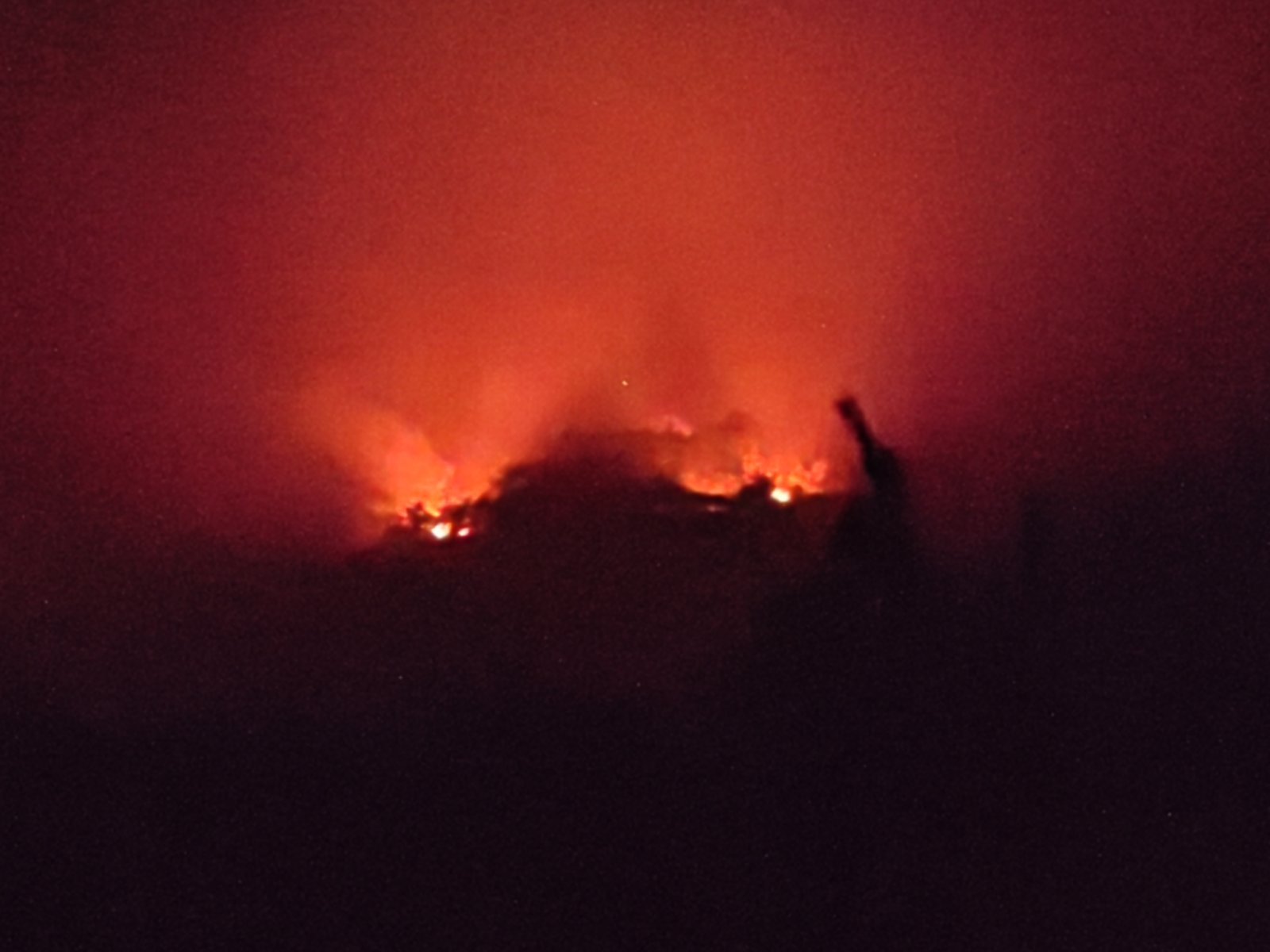 Požar u ataru sela Jasenovik, dim se osećao i u Nišu