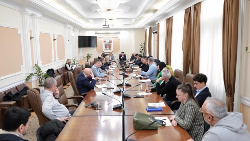 Sastanak Organizacionog odbora pred početak kupa Radivoje Korać