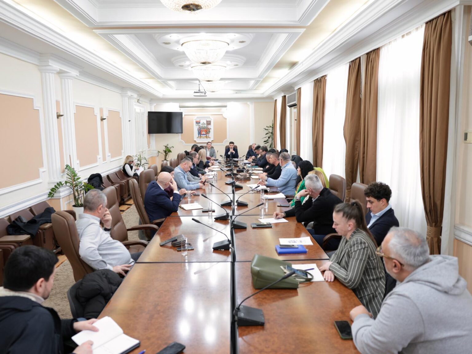 Sastanak Organizacionog odbora pred početak kupa Radivoje Korać