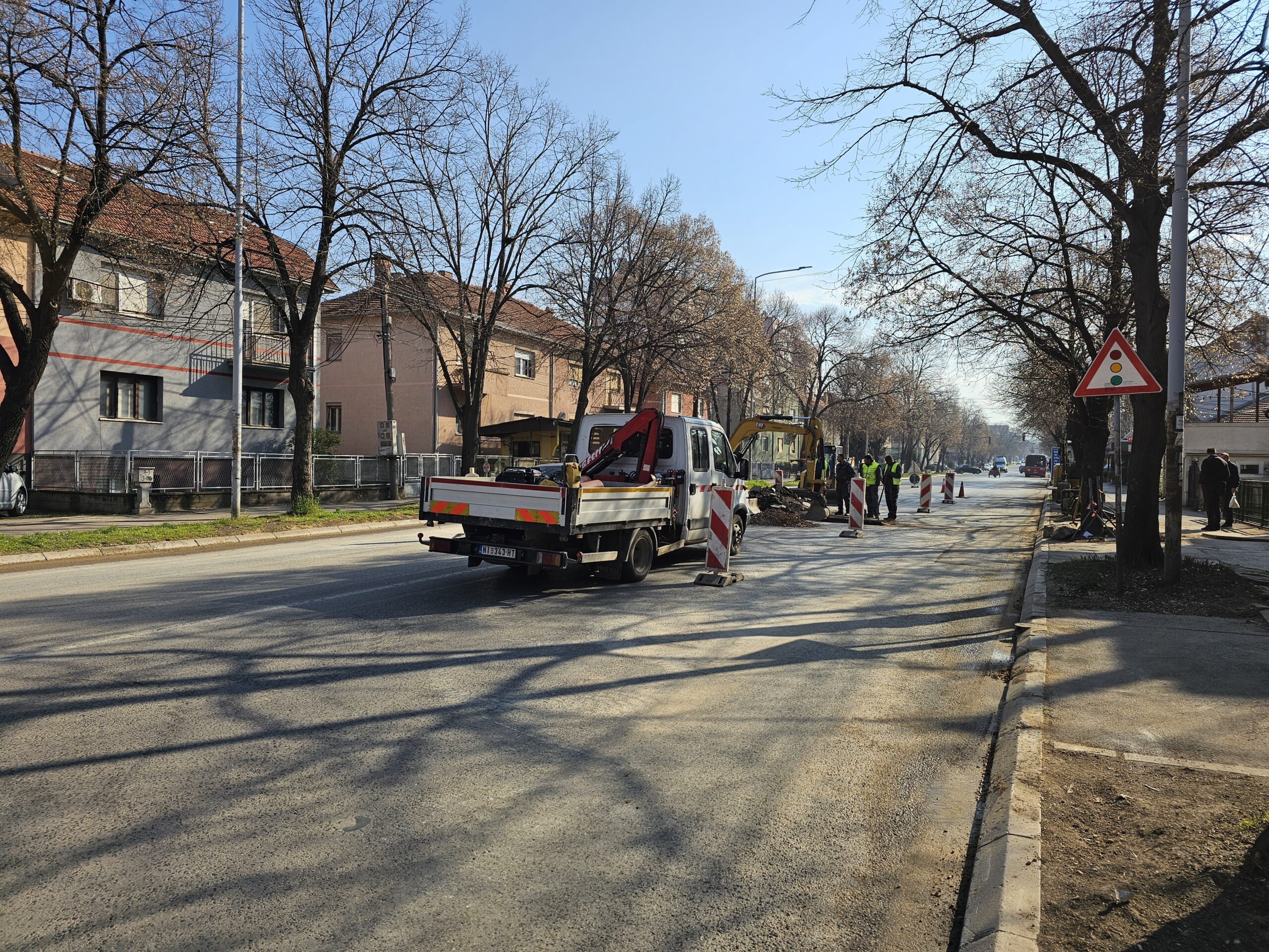 Niš: Radovi u Knjaževačkoj, oprez u vožnji!