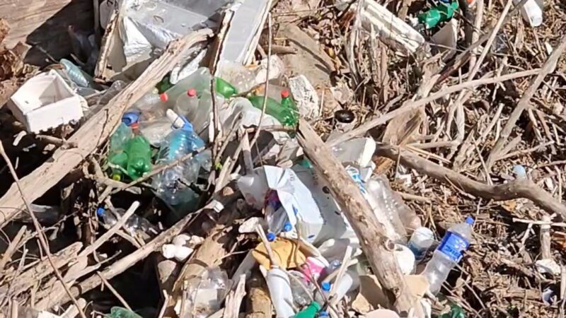 Nišava zatrpana smećem: frižider u koritu kod Vrežinskog mosta